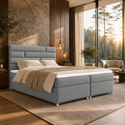 Produktbild von Boxspringbett mit Bettkasten Trinity K-5 Bonellfederkern inkl, KI-generiertes Bild