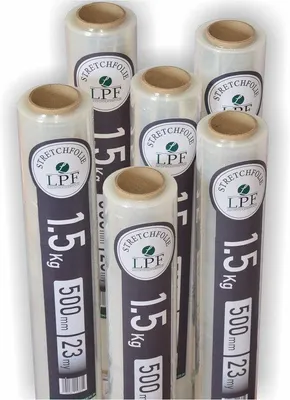 Zdjęcie produktu dla Folia stretch 50 cm - przezroczysta - 5-warstwowa - idealna do przeprowadzek