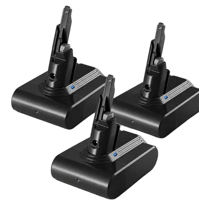 Immagine prodotto di Batterie per aspirapolvere, 12800mAh, agli ioni di litio, ricaricabili, confezione da 3, 21,6V