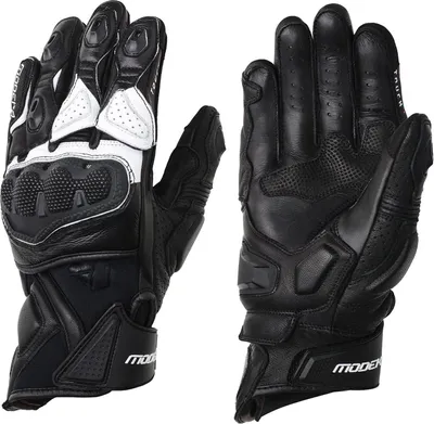 Obrázok produktu pre Modeka Evox Short motocyklové rukavice čierne / biele 12
