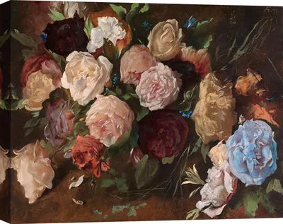 Produktbild von Leinwandbilder, klassische Kunst - Anselm Feuerbach - Blumenstudie, 1871 - 120 x 90 cm