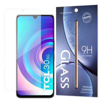 Obrázek produktu pro Temperované tvrzené sklo 9H pro TCL 30 5G - Transparentní KP22532