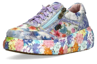 Produktbild von Laura Vita Damen Sneaker Plateau Pailletten Floral SODAO 51, Größe:37 EU, Farbe: