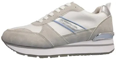 Produktbild von Tom Tailor Damenschuhe Schnürschuhe Sportive Sneaker Grau Freizeit, Schuhgröße:41 EU