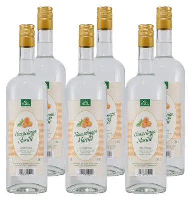 Produktbild von Alte Mühle Marillen - Schnaps (6 x 1,0L)