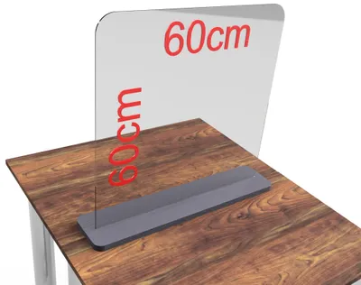 Produktbild von Spuckschutz Plexiglas aus Acrylglasplatte