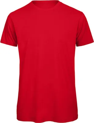 Produktbild von B&C TM042 | Herren T-Shirt / 100% Organic Baumwolle - Farbe: Red - Größe: 3XL