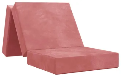Obrázok produktu pre vidaXL Rozkladacia pohovka 90 x 67 x 45 cm ružová
