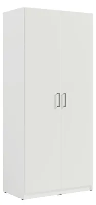 Produktbild von Masseno Drehtürenschrank RYGEN 90,9/197,5/53,3cm 2-türig Weiß