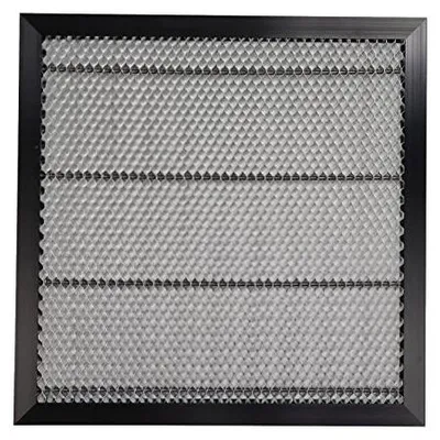 Productafbeelding van Lasersnijtafel 400x400 mm - Aluminium - Honingraatontwerp - Nauwkeurig snijden