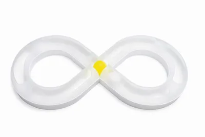 Image de Beeztees Kitten Rail de jeu Agty - Jouets pour chats - Plastique - Blanc -