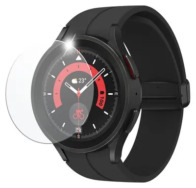 Immagine prodotto di Pellicola protettiva in vetro temperato FIXED per smartwatch Samsung Galaxy Watch5 Pro 45mm, confezione da 2 pezzi, trasparente