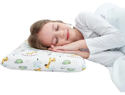 Produktbild von Kinderkissen Viscoelastisch 30x50 cm mit Baumwollbezug für 3-8 Jahre