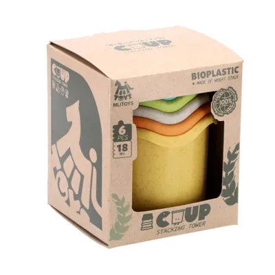 Image de Gobelets empilables bioplastique