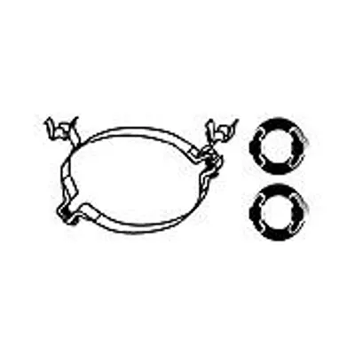 Produktbild von HJS 82 12 2815 Halter Schalldämpfer Auspuffhalter für BMW 3 Limousine (E30)