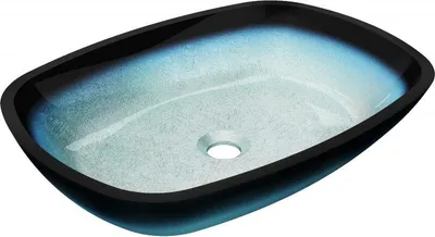 Obrázek produktu pro Mexen Araks skleněné umyvadlo na desku 54 x 39 cm, Modrá - 24155447
