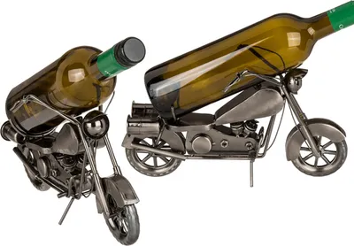 Produktbild von OOTB Metall-Flaschenhalter Motorrad I ca. 31 x 17 cm