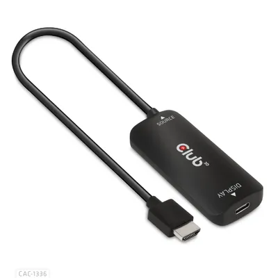 Immagine prodotto di Club3D Adapter HDMI + MicroUSB > USB-C 4K120Hz aktiv St/Bu retail