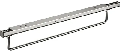 Produktbild von HETTICH QUADRO Kleiderbügelauszug 400 mm, Stahl, Edelstahloptik