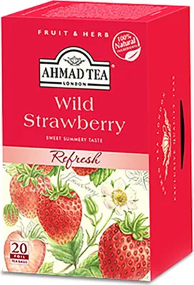 Immagine prodotto di Ahmad Tea - Fragole selvatiche 40g, 20 bustine