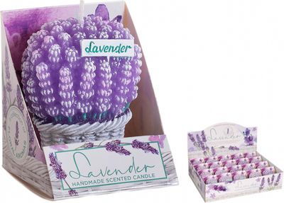 Nohel Garden Svíčka LAVENDER zdobená 74g