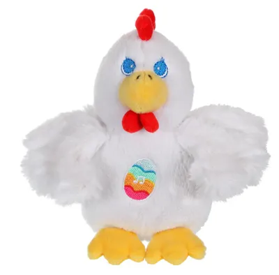 Immagine prodotto di Gipsy Toys – PELUCHE Les Amis de Pâques Sonores – Galline bianche – 13 cm – Un regalo morbido e musicale per Pasqua