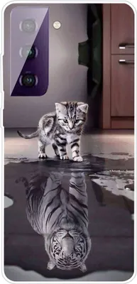Produktbild von König Design Hülle kompatibel mit Samsung Galaxy S21 Kunststoff Soft Handyhülle - Handy Case Transparent