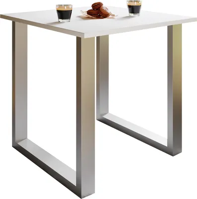 Produktbild von Holz Esstisch Küchentisch Xona U 80x80