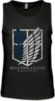 Produktbild von Urban Backwoods Scouting Legion, Ärmelloses T-Shirt, Farbe: Schwarz, Größe: 4XL