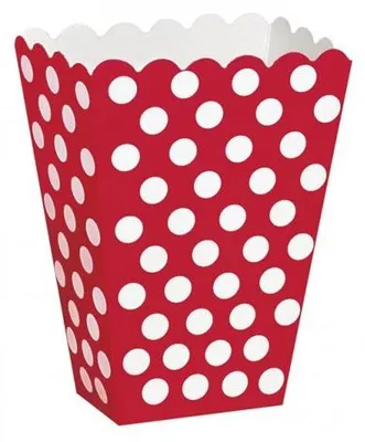 Obrázok produktu pre Snackbox Dots 8Stk./9x14cm Rot