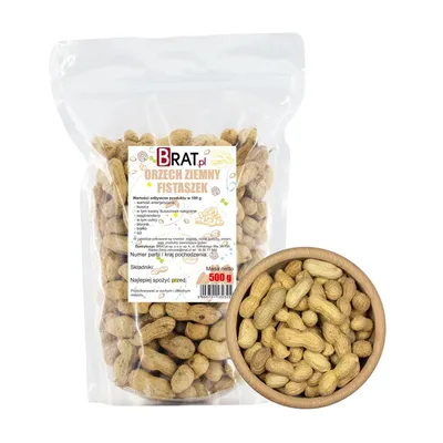 Obrázok produktu pre Arašidové oriešky 500g Brat.pl