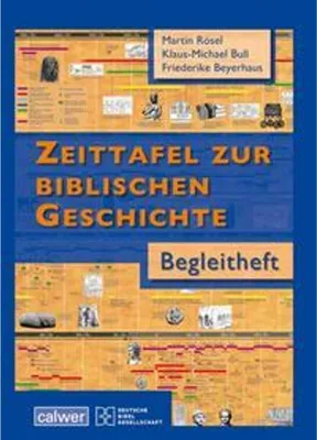 Produktbild von Begleitheft zur Zeittafel zur Biblischen Geschichte