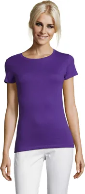 Produktbild von SOLS - "Regent" T-Shirt für Damen LT2382 (L) (Dunkel-Lila)