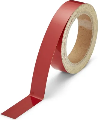 Image de Ruban réfléchissant standard rouge 25 mm/10 m
