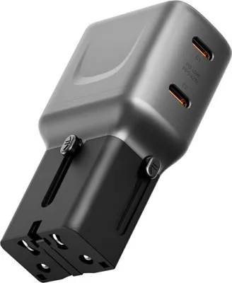 Zdjęcie produktu dla Ładowarka sieciowa Energea TravelGo Adapter 45W 2xUSB-C czarna
