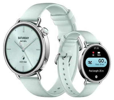 Produktbild von XIAOMI Watch S4 41mm, 32g Ultra-Leicht, HyperOS 3, Mint