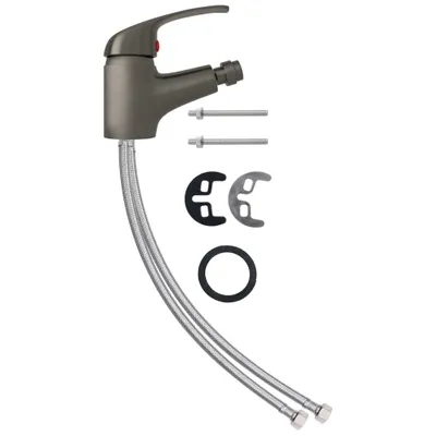 Productafbeelding van Badkamerkraan voor bidet, grijs, 13 x 12 cm