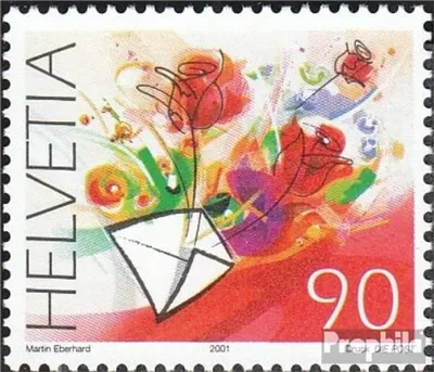 Produktbild von Briefmarken Schweiz 2001 Mi 1750 (kompl.Ausg.) gestempelt Grußmarke