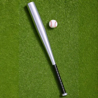 Image de Batte de baseball - Aluminium - 45 cm - Batte de softball - Pour baseball et softball - Raquette en aluminium légère