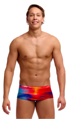 Immagine prodotto di Costume da bagno da uomo Funky Trunks Sidewinder Trunk Sunset Delight, taglia: 7