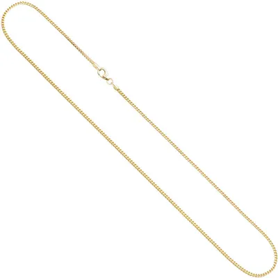 Produktbild von 1,5mm Bingokette Kette Collier 585 Gold Gelbgold Goldkette 42 cm Uni