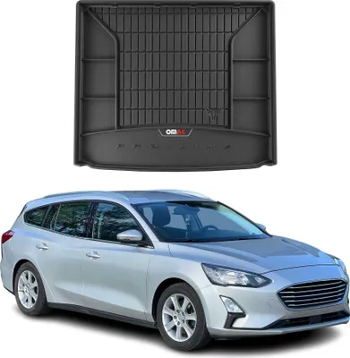 Image de OMAC Bac de coffre en caoutchouc pour Ford Focus Turnier 2018-2025 Bac de coffre en TPE