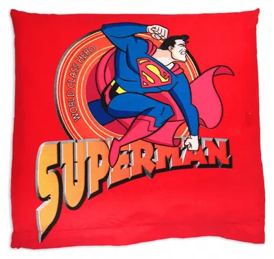 Produktbild von Carbotex Kissenbezug 40x40 cm Kinder Superman Rot