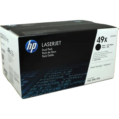 Image de HP 49X - Pack de 2 - Rendement élevé - noir - original - LaserJet - Cartouche de toner (Q5949XD)
