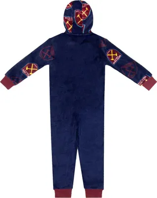 Immagine prodotto di West Ham United FC - Completo da notte per bambini, in pile GF849 (122) (blu scuro)