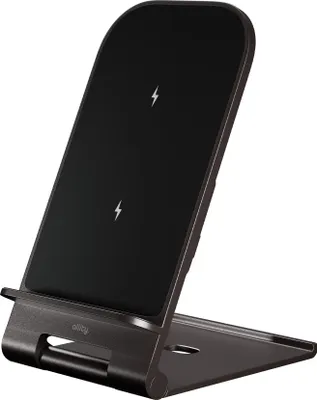 Immagine prodotto di Allity caricatore wireless 2-in-1 pieghevole, supporto per telefono