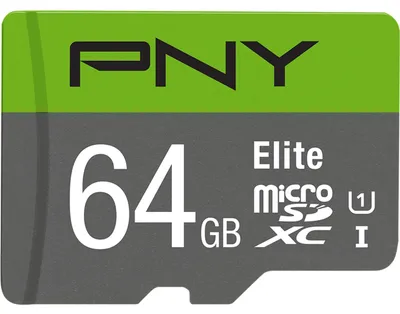 Immagine prodotto di SD MicroSD XC Card  64GB PNY Elite CL.10 U1 retail