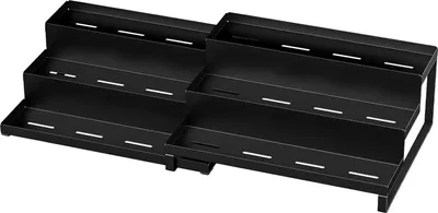 Produktbild von Kräuterregal - Küchenorganizer - Set von 2 - Schwarzes Metall