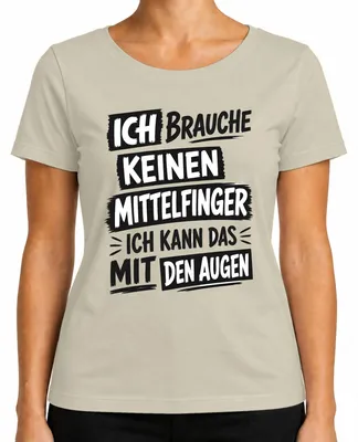Imagen del producto de No necesito un gesto obsceno, esta camiseta con el mensaje "Sarcasmo" es suficiente. Talla: M