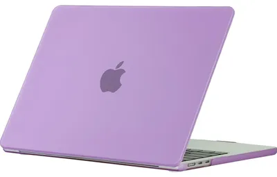 Produktbild von Mobigear Schutzhülle für MacBook Air 15 Zoll (2023-2026), Hartschalenhülle, MacBook Case - Lila - Modell A2941 / A3114 / A3241 / A3448
